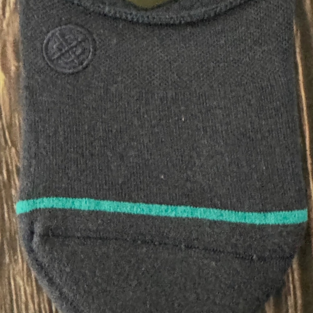 Stance Adult Dark Navy No Show Cotton Cushion Icon Logo Casual Socks Sz M 6-8.5 - Picture 4 of 6